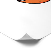 Wittle Wizard Funny Lizard Pun Poster (Ecke)