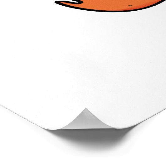 Wittle Wizard Funny Lizard Pun Poster (Ecke)