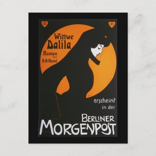 Wittwe Dalila Berliner Morgenpost Postkarte (Vorderseite)