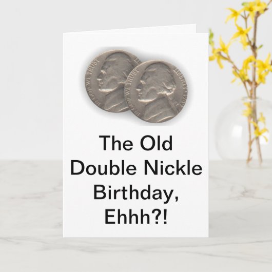 Witty 55. Geburtstagkarte Karte (Gelbe Blume)