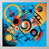 Witty Abstract Design Poster (Vorne)