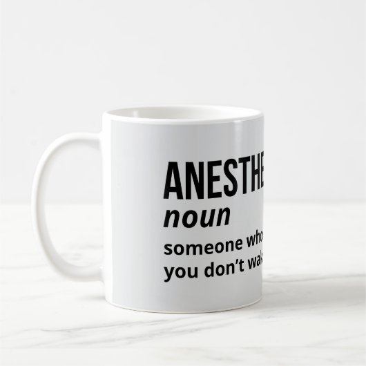 Witty Anesthesiologin Definition Tasse (Links)