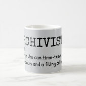 Witty Archivist Definition Kaffee Tasse (Mittel)