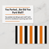 Witty Bad Parking Telefonnummerkarte (Vorne/Hinten)