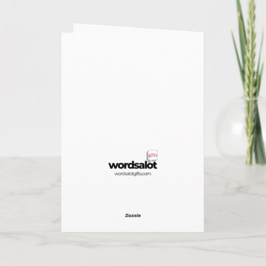 Witty Birthday Card für ältere Freunde oder Geschw Karte (Rückseite)