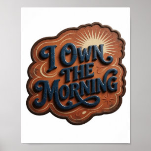 Witty Blue I BESITZE DEN MORGEN Poster