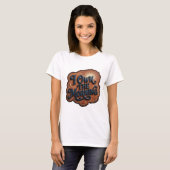Witty Blue I BESITZE DEN MORGEN Statement Tee (Vorne ganz)