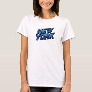 Witty Blue NEW YORK T-Shirt