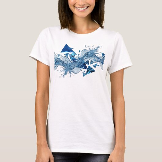 Witty Blue WATER FLOW Shirt Design (Vorderseite)