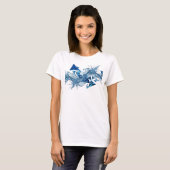 Witty Blue WATER FLOW Shirt Design (Vorne ganz)