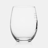 Witty Comebacks Weine Zitat Black Cat Weinglas Ohne Stiel (Rechts)