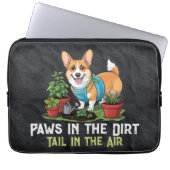 Witty Corgi Laptopschutzhülle (Vorderseite)