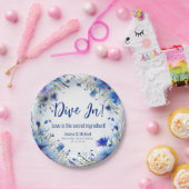 💍 Witty Cornflowers und Lavender Elegance Pappteller (Party)