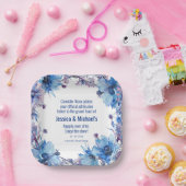 💍 Witty 💍 Cornflowers und Lavender Elegance Pappteller (Party)