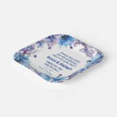 💍 Witty 💍 Cornflowers und Lavender Elegance Pappteller (Gewinkelt)