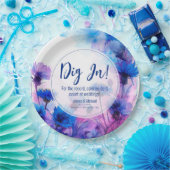 💍 Witty Cornflowers und Lavender Elegance Pappteller (Party)