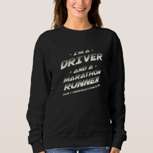 Witty Drive Sports Hobby Chauffeur Premium Sweatshirt