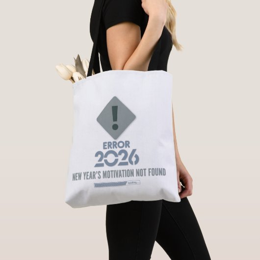 Witty Error 2026 Tech Humor Shoulder Tote Bag Tasche (Von Nahem)