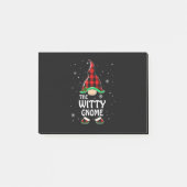 Witty Gnome Buffalo Kariert Matching Family Christ Post-it Klebezettel (Vorderseite)