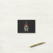 Witty Gnome Buffalo Kariert Matching Family Christ Post-it Klebezettel (Auf Schreibtisch)