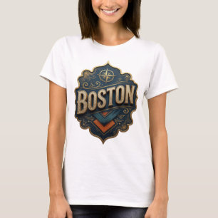 Witty Gold BOSTON Custom T-Shirt