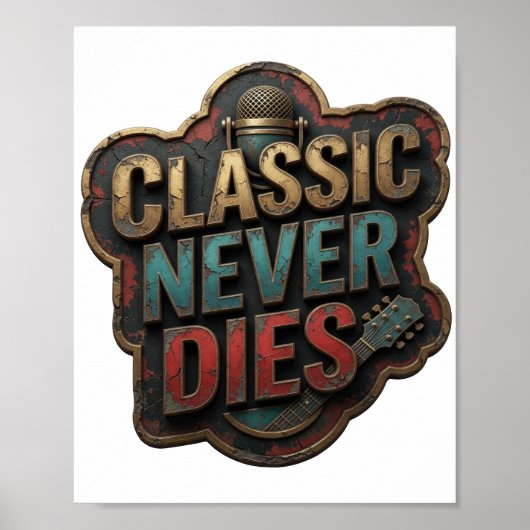 Witty Gold KLASSIKER STIRBT NIE Poster (Vorne)