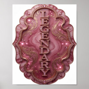 Witty Gold LEGENDÄR LEGENDÄR LEGENDÄR LEGENDÄR Poster
