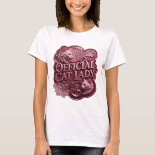 Witty Gold OFFIZIELLE KATZENLADY Modernes Design T-Shirt