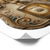 Witty Gold TEQUILA ERFORDERLICH Poster (Ecke)