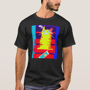 Witty Kitten Artwork weinend Cat Meme Premium T-Shirt