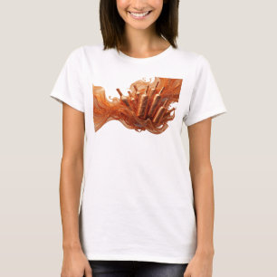 Witty Orange ABSTRACTE KUNST Individuelles T-Shirt