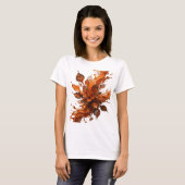 Witty Orange ORANGE FLUX Statement T-Shirt (Vorne ganz)