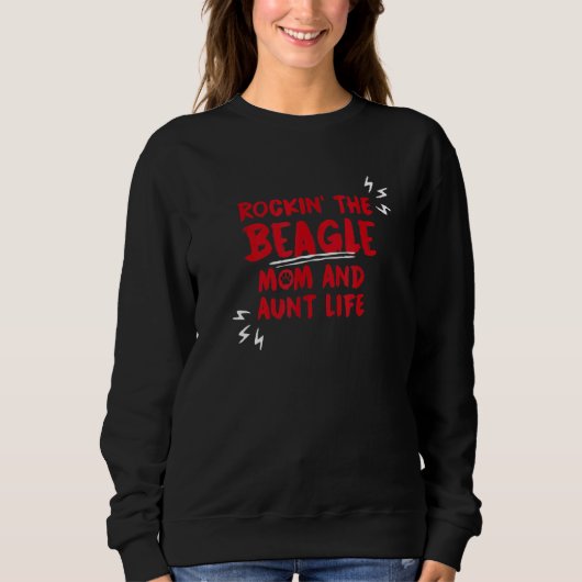 Witty Pets English Beagle Single Dog Owner Sweatshirt (Vorderseite)