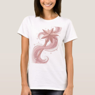 Witty Pink STAR WAND Maßgeschneidertes Design T-Shirt
