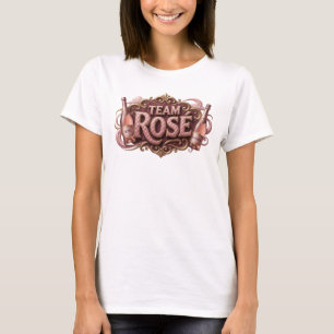 Witty Pink TEAM ROS Custom-T-Shirt T-Shirt