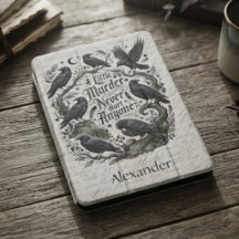 Witty Raven Smart Bookworm Literary Bird
