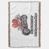 witty relationship quote gift heart riding bike decke (Vorderseite Vertikal)