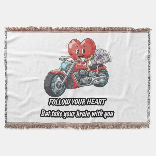 witty relationship quote gift heart riding bike decke (Vorderseite)