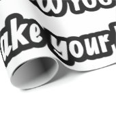 witty relationship quote gift heart riding bike geschenkpapier (Rolleneckpunkt)