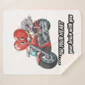 witty relationship quote gift heart riding bike sherpadecke (Vorderseite (Horizontal))