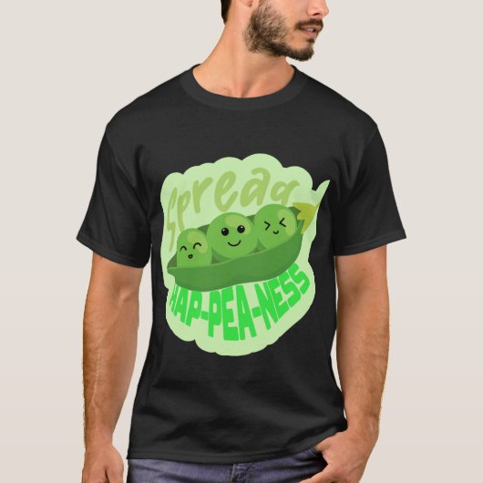 Witty Shirt Spread Hap-pea-ness (Vorderseite)