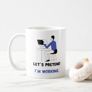 Witty Work Sprichwort Bestes Geschenk für Lazy Cow Kaffeetasse