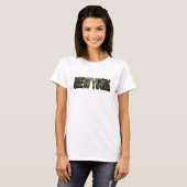 Witty Yellow NEW YORK 3D Text Kunst T-Shirt (Vorne ganz)