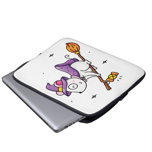 Wittzstunde Laptopschutzhülle (Vorne Knopf)