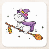 Wittzstunde Rechteckiger Pappuntersetzer (Vorderseite)