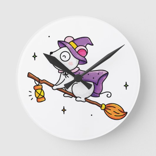 Wittzstunde Runde Wanduhr (Vorderseite)