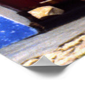 Witwe, Nazarre, Portugal Poster (Ecke)