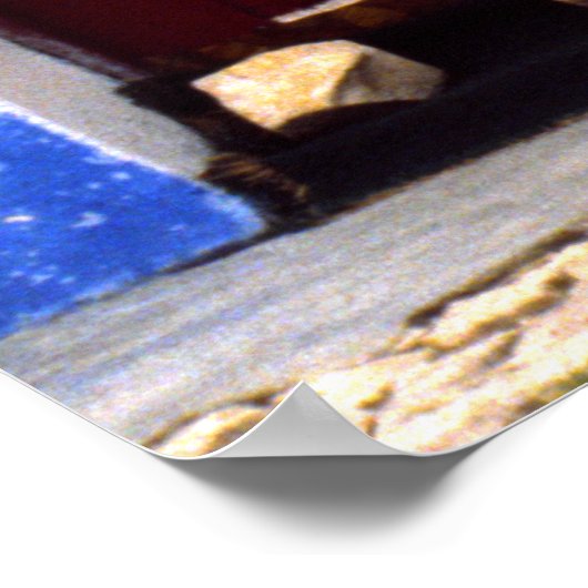 Witwe, Nazarre, Portugal Poster (Ecke)