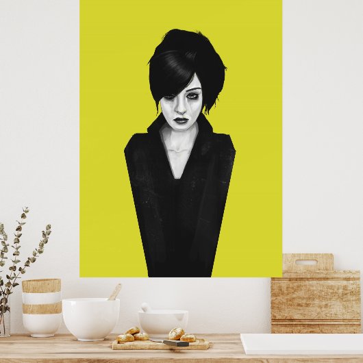 Witwe Poster (Küche)