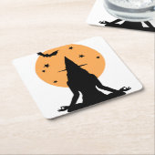 Witwe Rechteckiger Pappuntersetzer (angewinkelt)